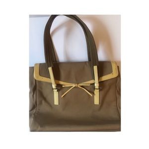 [Prada] Canapa Beige Canvas Handbag [Vintage]